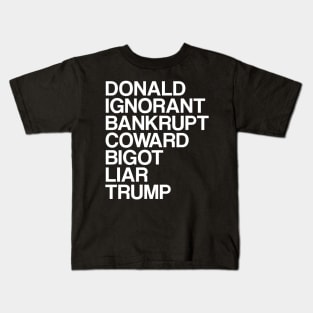 Trump List Kids T-Shirt